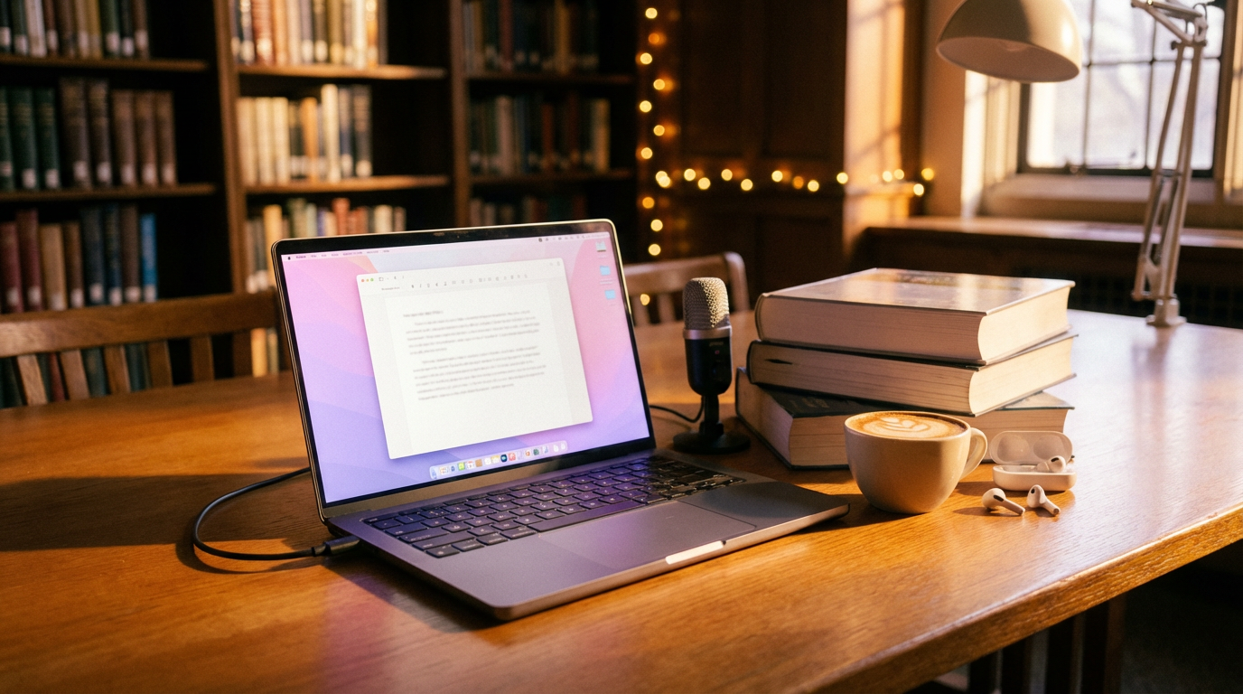 La dictée vocale pour les étudiants : notes de cours et rédaction plus rapide